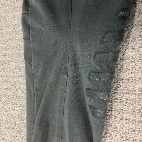 Animo Breeches Womens Gray Size IT 50 Knee Grip Italy Horse Riding READ - Picture 10 of 15